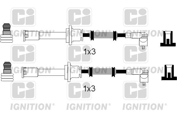 QUINTON HAZELL Süütesüsteemikomplekt XC848